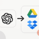 Artikelbild für den Artikel: ChatGPT kann jetzt auf Google Drive und Dropbox zugreifen