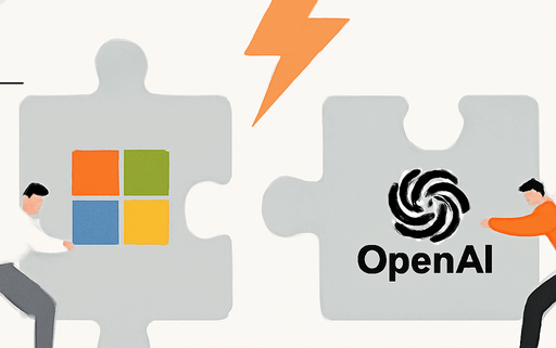 Artikelbild für den Artikel: Die Beziehung zwischen Microsoft und OpenAI gerät ins Wanken: Spannungen über die Übernahme von Windsurf
