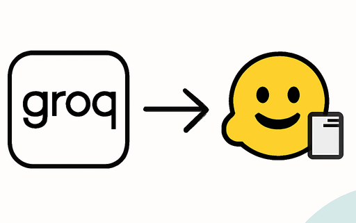 Artikelbild für den Artikel: Groq tritt Hugging Face Inference bei