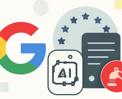 Artikelbild für den Artikel: Google sieht sich EU-Klage wegen AI-Überblicken gegenüber