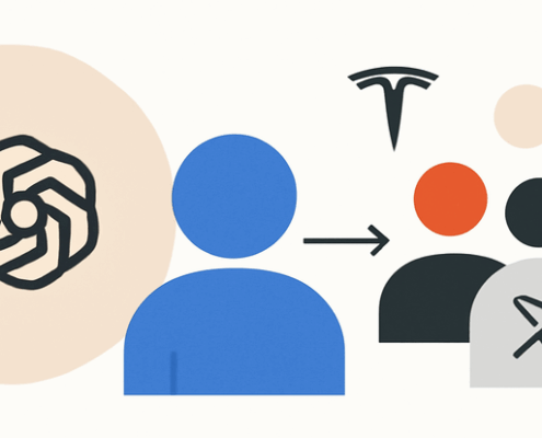 Artikelbild für den Artikel: OpenAI pocht auf Talente: Abwerbung von Tesla, X und xAI Ingenieuren