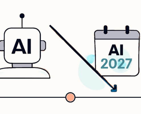 Artikelbild für den Artikel: Die Verzögerungen der AI-Agenten im Vergleich zum Zeitplan von AI 2027