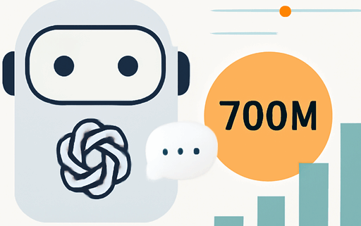 Artikelbild für den Artikel: ChatGPT erreicht fast 700 Millionen wöchentliche Nutzer