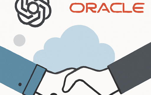 Artikelbild für den Artikel: OpenAI und Oracle schließen historischen Cloud-Computing-Deal