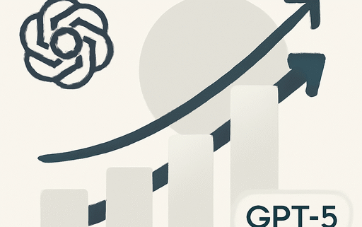 Artikelbild für den Artikel: OpenAI's Wachstum nach dem Launch von GPT-5