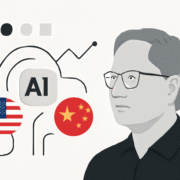 Artikelbild für den Artikel: Der Stand des KI-Rennens: Jensen Huang über die Konkurrenz zwischen den USA und China
