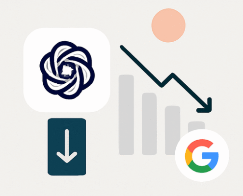 Artikelbild für den Artikel: Langsame Wachstumsraten der ChatGPT-App: Eine Analyse der aktuellen Trends