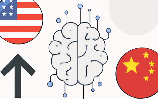 Artikelbild für den Artikel: Die bitteren Lektionen im Wettlauf um Künstliche Intelligenz zwischen den USA und China