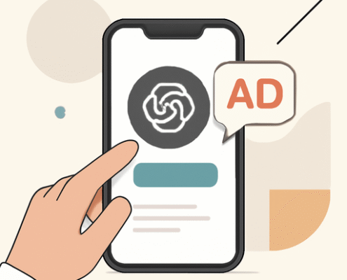 Artikelbild für den Artikel: OpenAI plant möglicherweise Werbung in der ChatGPT-App