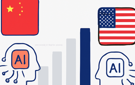 Artikelbild für den Artikel: Chinesische KI-Modelle hinken den US-Vorreitern um 7 Monate hinterher