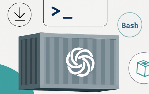 ChatGPT-Container können jetzt Bash ausführen, Pakete installieren und Dateien herunterladen 1 Artikelbild für den Artikel: ChatGPT-Container können jetzt Bash ausführen, Pakete installieren und Dateien herunterladen